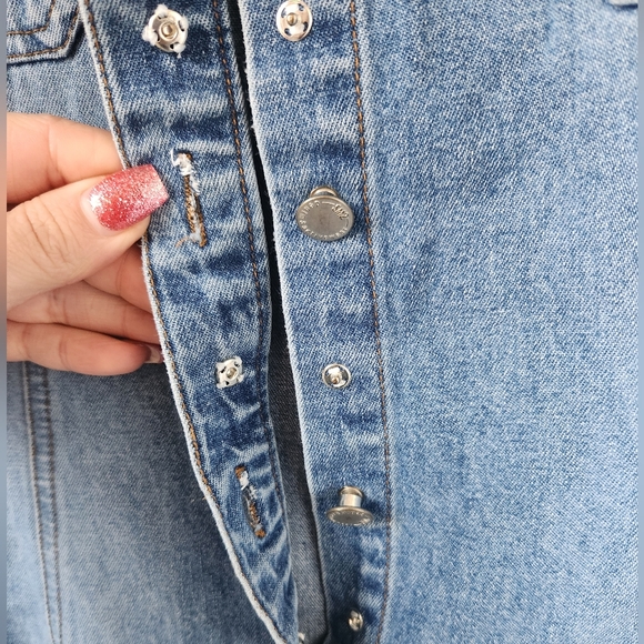 Vintage Smartset Sz 9 Demin Dress - Picture 4 of 12